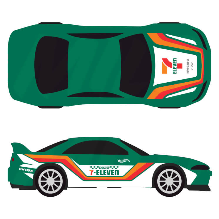 Skyline R33 7-Eleven