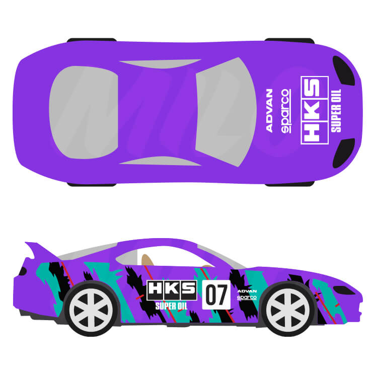 Toyota supra HKS RLC